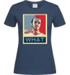 Женская футболка GTA 5 What Темно-синий фото