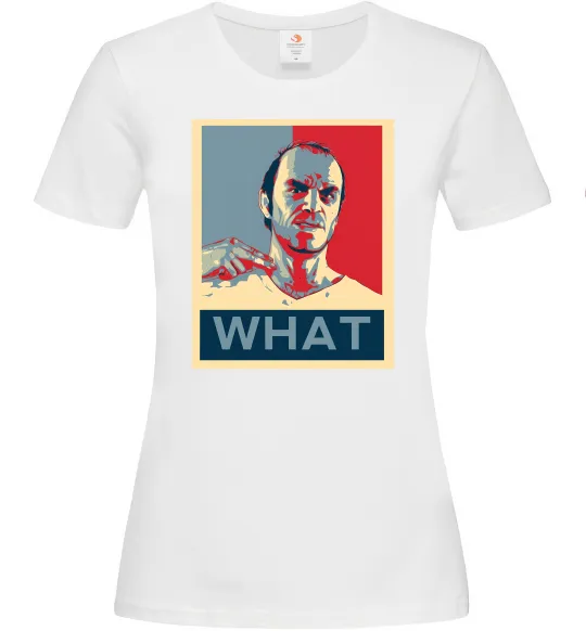 Женская футболка GTA 5 What Белый фото