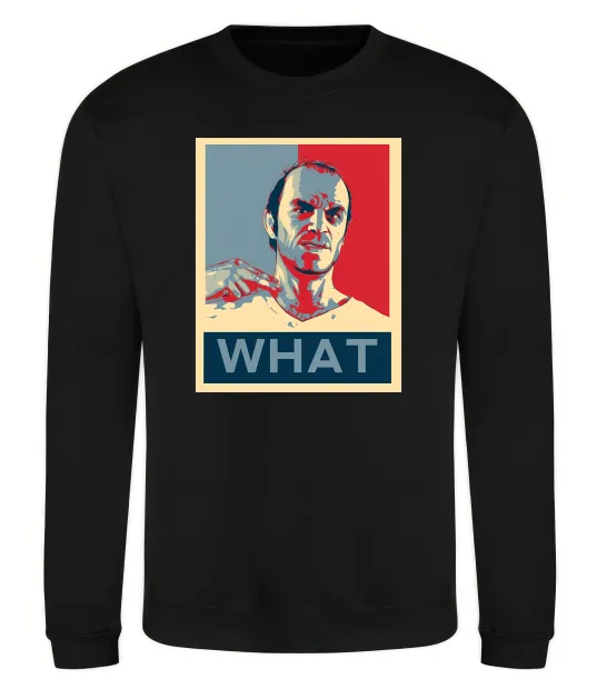 Свитшот GTA 5 What Черный фото