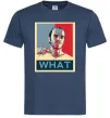 Мужская футболка GTA 5 What Темно-синий фото