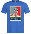 Мужская футболка GTA 5 What Ярко-синий фото
