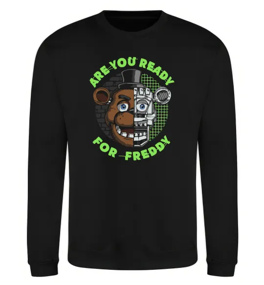 Свитшот Freddy Are you ready Черный фото