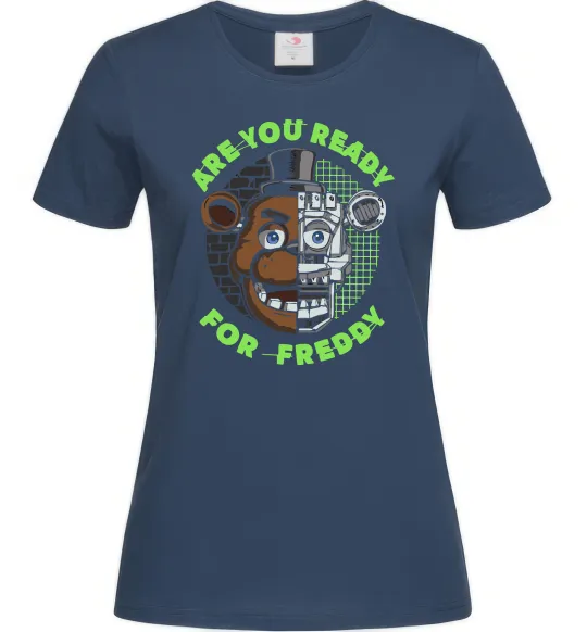 Женская футболка Freddy Are you ready Темно-синий фото
