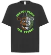 Футболка Оверсайз Freddy Are you ready Черный фото