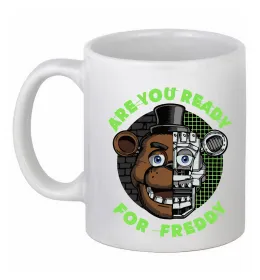 Чашка керамическая Фредді кістки Белый фото