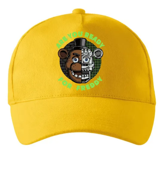 Кепка Freddy Are you ready Солнечно желтый фото