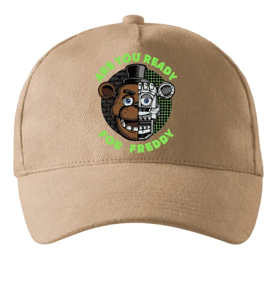 Кепка Freddy Are you ready Песочный фото