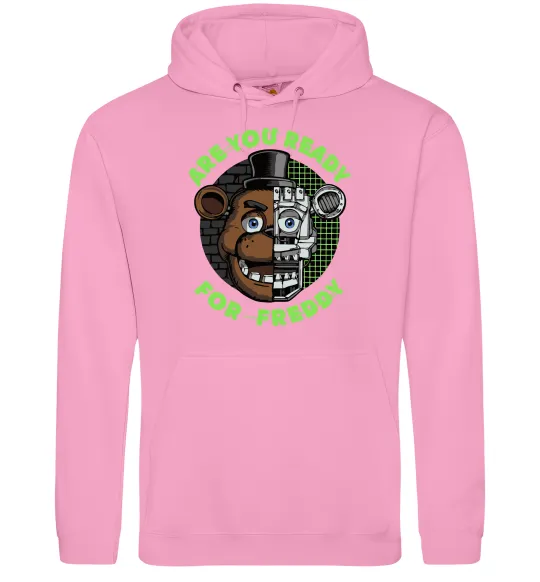 Мужская толстовка (худи) Freddy Are you ready Розовый фото