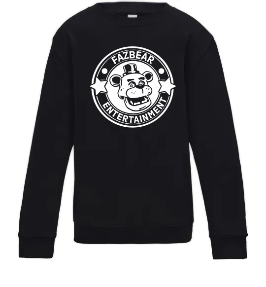 Детский Свитшот Fazbear entertainment Черный фото
