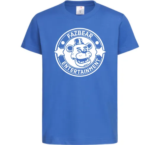 Детская футболка Fazbear entertainment Ярко-синий фото
