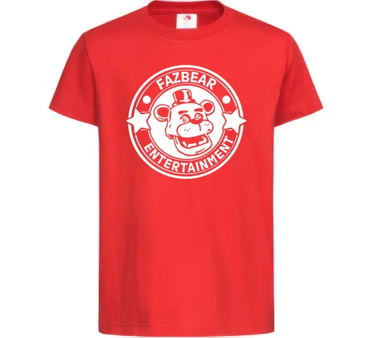 Детская футболка Fazbear entertainment Красный фото