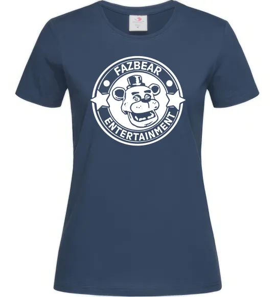 Женская футболка Fazbear entertainment Темно-синий фото