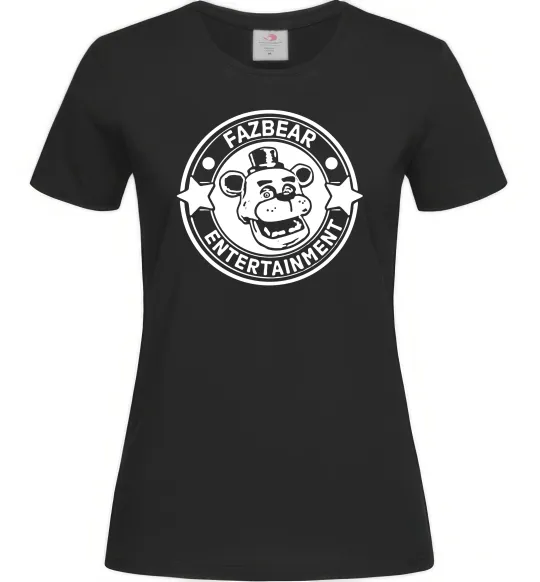 Женская футболка Fazbear entertainment Черный фото