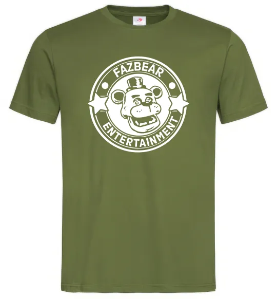 Мужская футболка Fazbear entertainment Оливковый фото