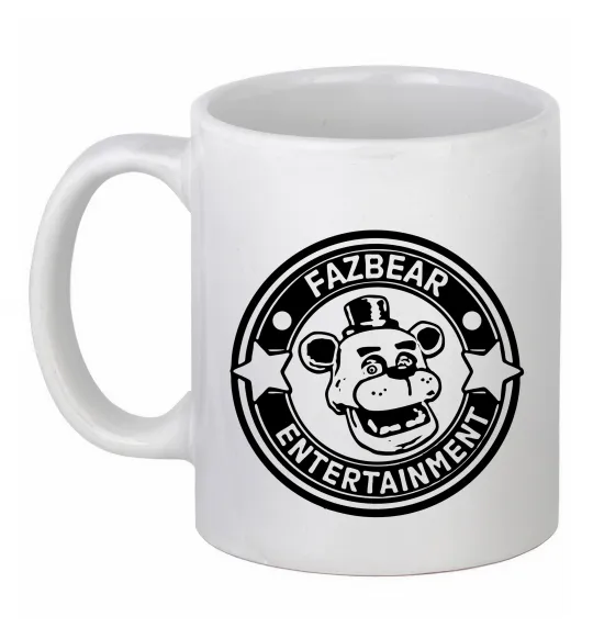 Чашка керамическая Fazbear entertainment Белый фото