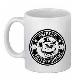 Чашка керамическая Фредді кістки Белый фото