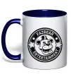 Чашка с цветной ручкой Fazbear entertainment Глубокий темно-синий фото