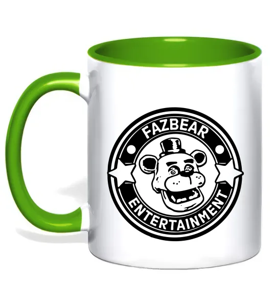 Чашка с цветной ручкой Fazbear entertainment Зеленый фото