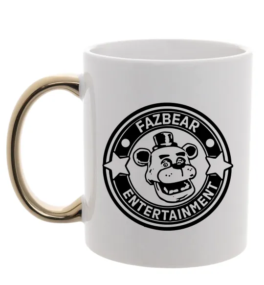 Чашка с цветной ручкой Fazbear entertainment Золото фото