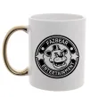 Чашка с цветной ручкой Fazbear entertainment Золото фото