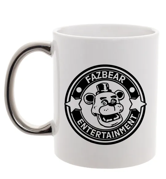 Чашка с цветной ручкой Fazbear entertainment Серебро фото