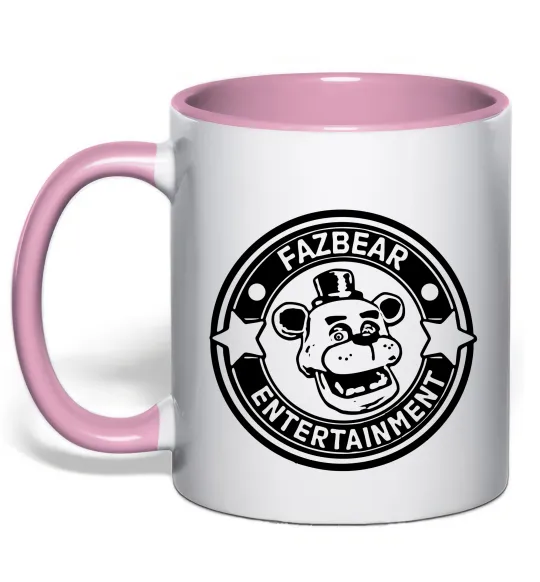 Чашка с цветной ручкой Fazbear entertainment Нежно розовый фото