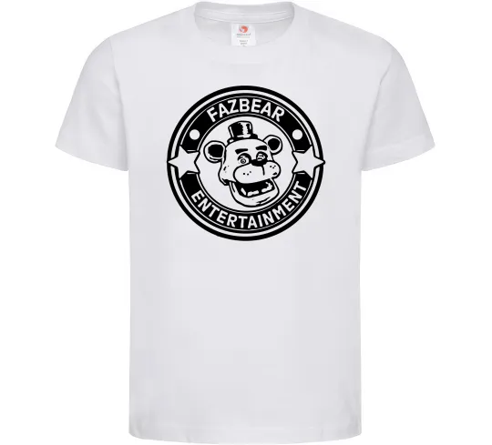 Детская футболка Fazbear entertainment Белый фото