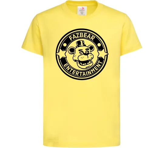 Детская футболка Fazbear entertainment Лимонный фото