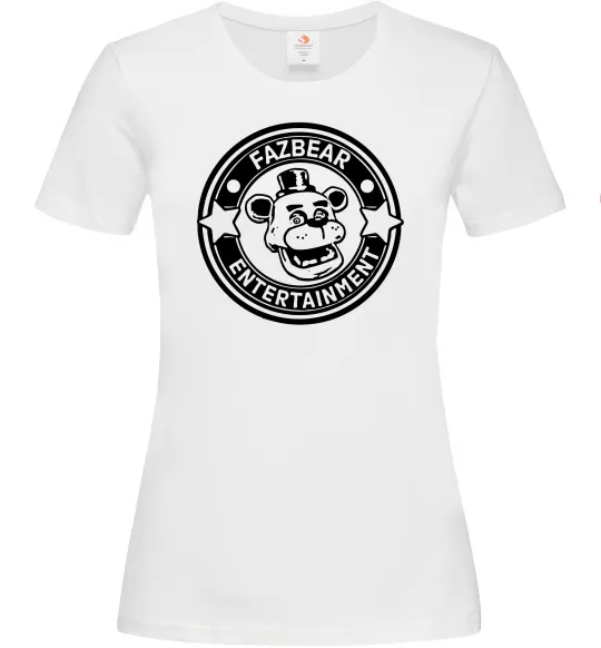 Женская футболка Fazbear entertainment Белый фото
