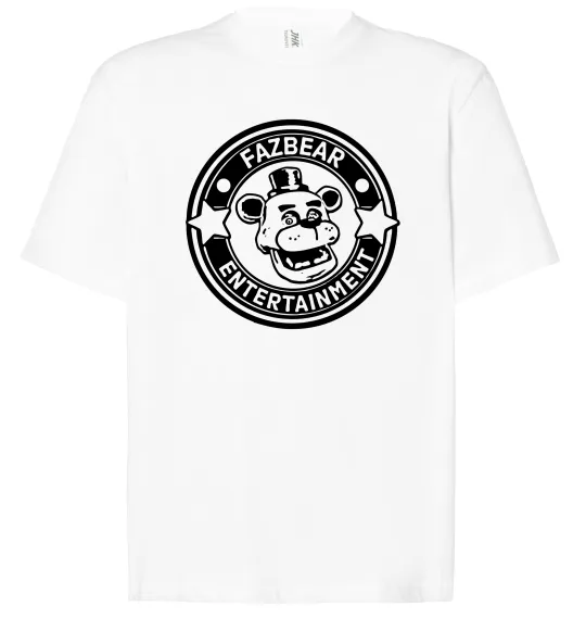 Футболка Оверсайз Fazbear entertainment Белый фото