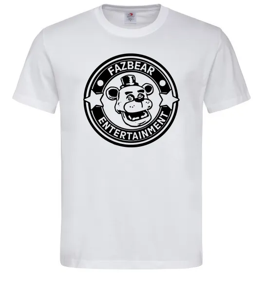 Мужская футболка Fazbear entertainment Белый фото