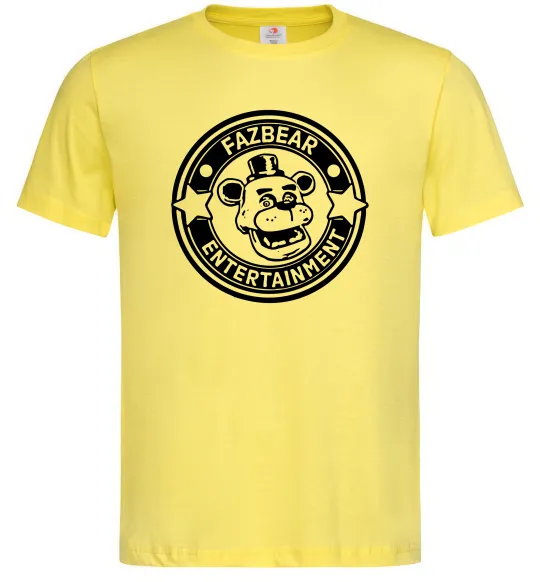 Мужская футболка Fazbear entertainment Лимонный фото