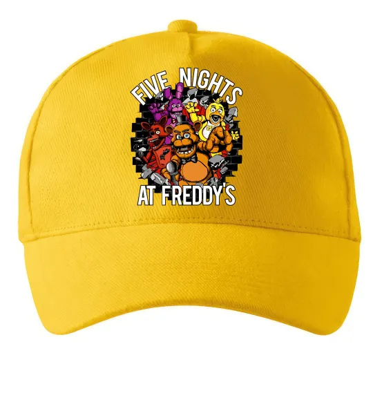 Кепка Five nights at Freddy Солнечно желтый фото