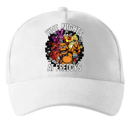 Кепка Five nights at Freddy Белый фото