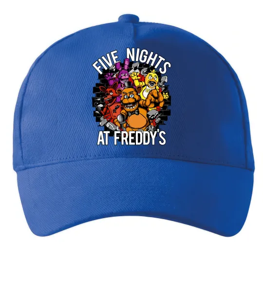 Кепка Five nights at Freddy Ярко-синий фото
