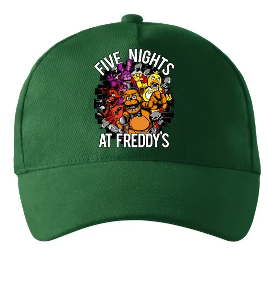 Кепка Five nights at Freddy Темно-зеленый фото