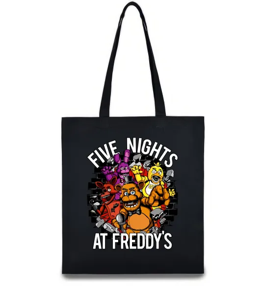 Эко-сумка Five nights at Freddy Черный фото
