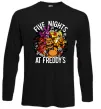 Лонгслив Five nights at Freddy Черный фото