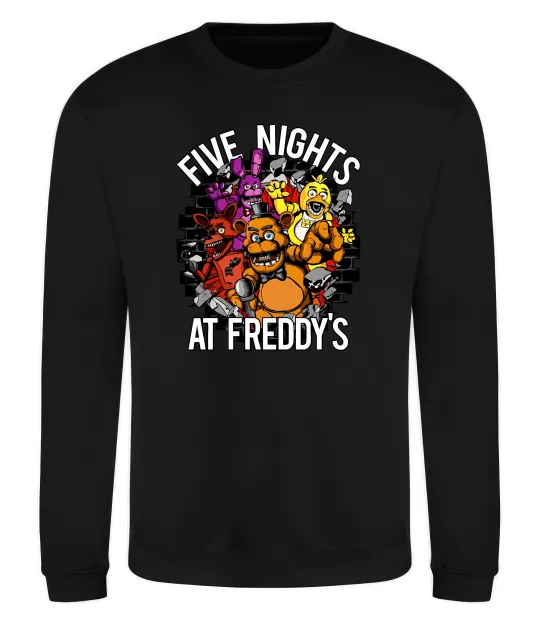 Свитшот Five nights at Freddy Черный фото