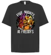 Футболка Оверсайз Five nights at Freddy Черный фото