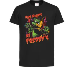 Детская футболка Фредді кістки Черный фото