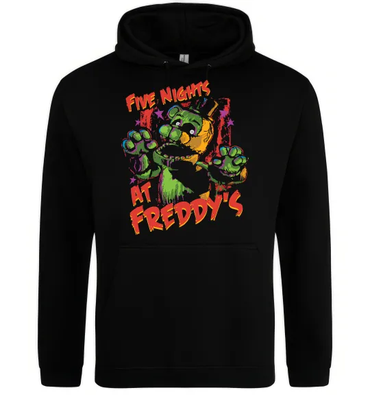 Женская толстовка (худи) Fnaf bear Черный фото