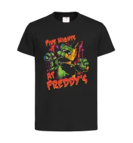 Дитяча футболка Fnaf bear Чорний фото