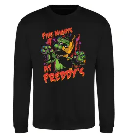 Світшот Fnaf bear Чорний фото