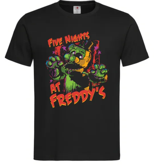 Мужская футболка Fnaf bear Черный фото