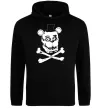 Мужская толстовка (худи) Фредді кістки Черный фото