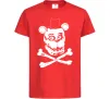 Детская футболка Фредді кістки Красный фото