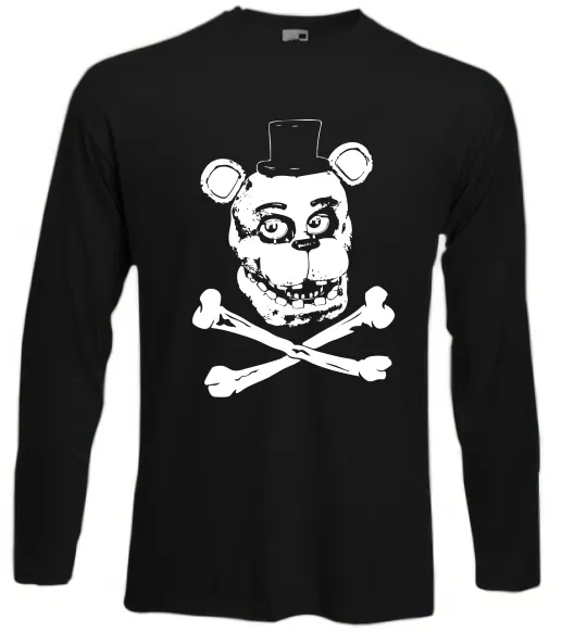 Лонгслив Фредді кістки Черный фото