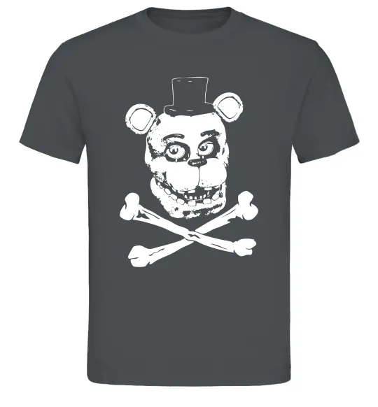 Мужская футболка Фредді кістки Графит фото
