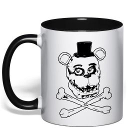 Чашка з кольоровою ручкою Фредді кістки Чашка з кольоровою ручкою Фредді кістки